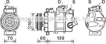 Ava Quality Cooling VWK356 - Kompressor, kondisioner furqanavto.az