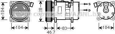 Ava Quality Cooling VWK309 - Kompressor, kondisioner furqanavto.az