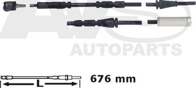 AVS Autoparts 340713 - Xəbərdarlıq Kontakt, əyləc padinin aşınması furqanavto.az