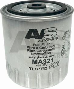 AVS Autoparts MA321 - Yanacaq filtri furqanavto.az
