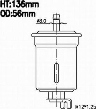 Azumi FSP25046 - Yanacaq filtri furqanavto.az