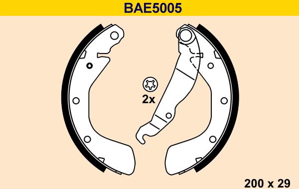 Barum BAE5005 - Əyləc Başlığı Dəsti furqanavto.az