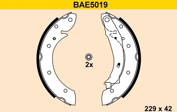 Barum BAE5019 - Əyləc Başlığı Dəsti furqanavto.az