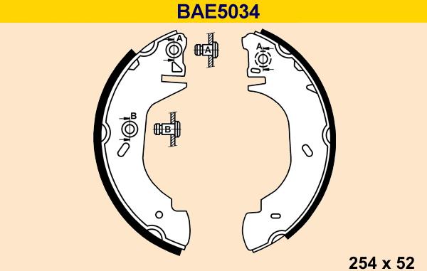 Barum BAE5034 - Əyləc Başlığı Dəsti furqanavto.az