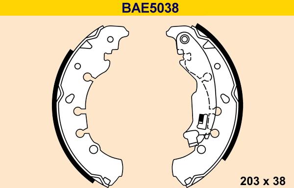 Barum BAE5038 - Əyləc Başlığı Dəsti furqanavto.az