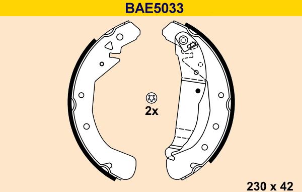 Barum BAE5033 - Əyləc Başlığı Dəsti furqanavto.az