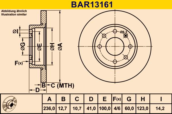 Barum BAR13161 - Əyləc Diski www.furqanavto.az