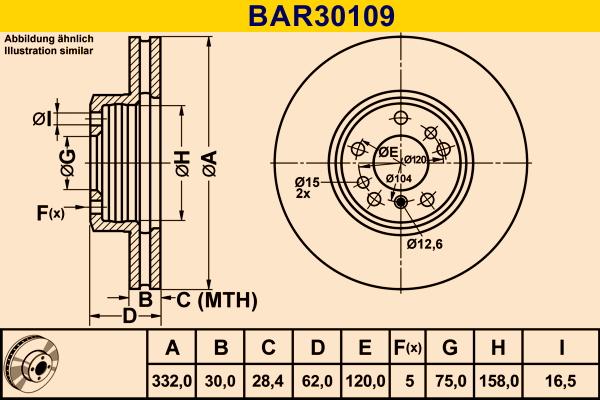 Barum BAR30109 - Əyləc Diski furqanavto.az