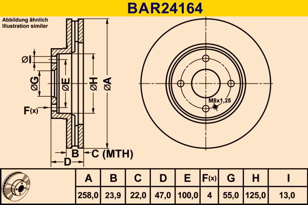 Barum BAR24164 - Əyləc Diski furqanavto.az