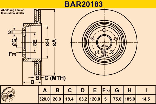 Barum BAR20183 - Əyləc Diski furqanavto.az