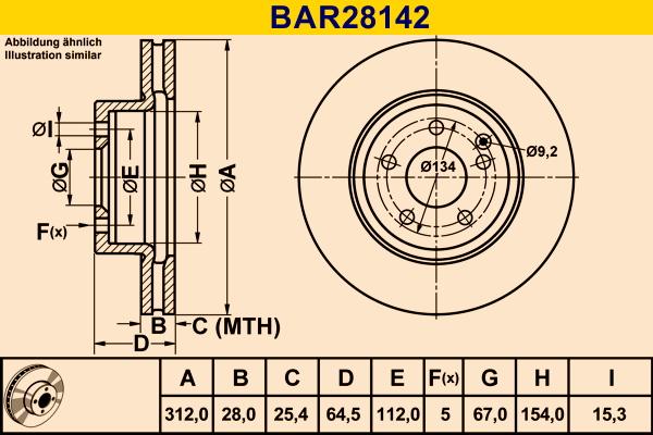 Barum BAR28142 - Əyləc Diski furqanavto.az