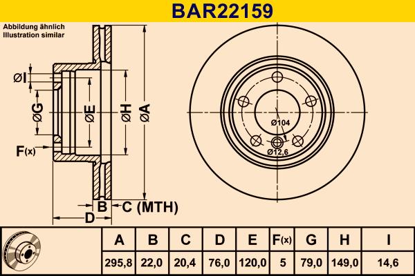 Barum BAR22159 - Əyləc Diski furqanavto.az