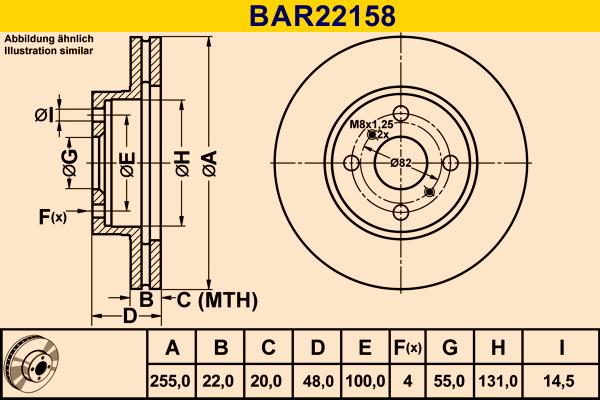 Barum BAR22158 - Əyləc Diski furqanavto.az