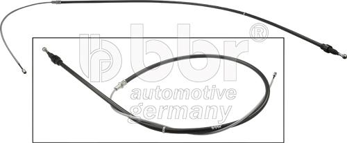 BBR Automotive 001-10-17933 - Kabel, dayanacaq əyləci furqanavto.az