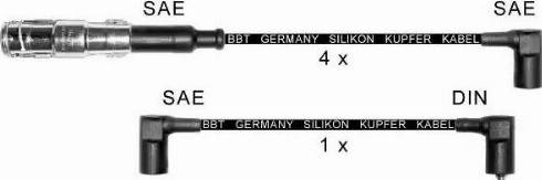 BBT ZK415 - Alovlanma kabeli dəsti furqanavto.az