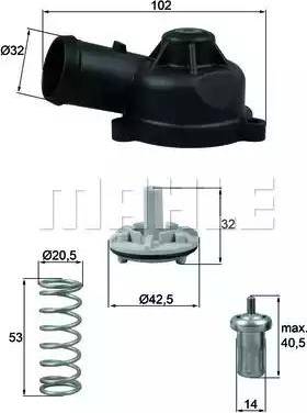 BEHR TI 244 83D - Termostat, soyuducu furqanavto.az