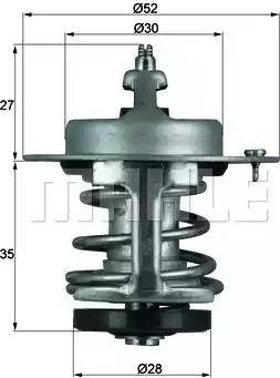 BEHR TX 69 79 - Termostat, soyuducu furqanavto.az