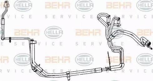 BEHR HELLA Service 9GS 351 338-361 - Yüksək/aşağı təzyiq xətti, kondisioner furqanavto.az