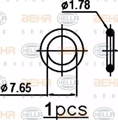 BEHR HELLA Service 8FC 351 343-484 - Kondenser, kondisioner furqanavto.az