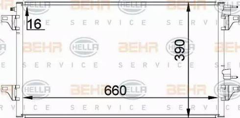 BEHR HELLA Service 8FC 351 300-344 - Kondenser, kondisioner furqanavto.az