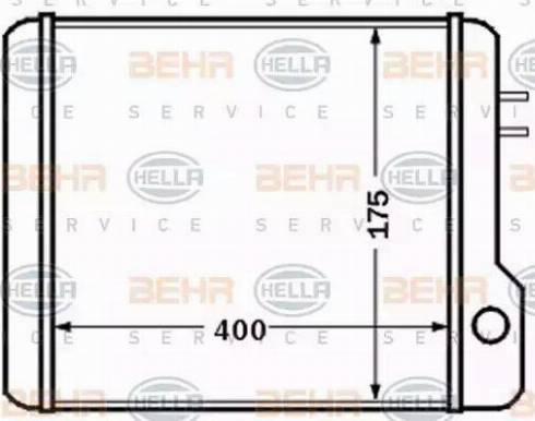 BEHR HELLA Service 8FH 351 308-371 - İstilik dəyişdiricisi, daxili isitmə www.furqanavto.az