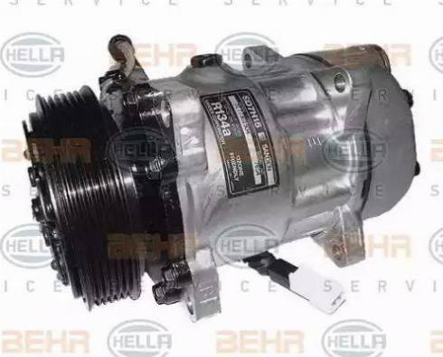 BEHR HELLA Service 8FK 351 126-361 - Kompressor, kondisioner furqanavto.az