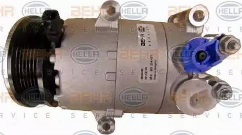 BEHR HELLA Service 8FK 351 334-421 - Kompressor, kondisioner furqanavto.az