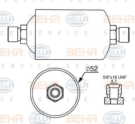 BEHR HELLA Service 8FT 351 006-514 - Quruducu, kondisioner furqanavto.az