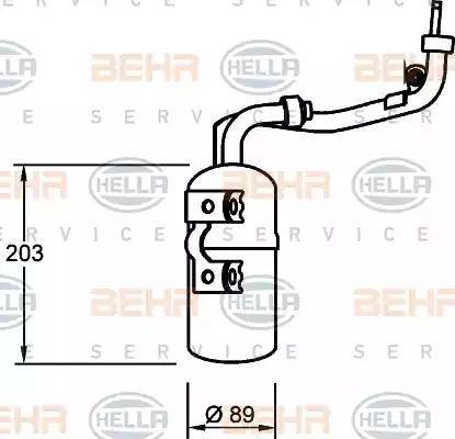 BEHR HELLA Service 8FT 351 335-061 - Quruducu, kondisioner furqanavto.az