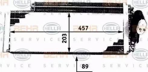 BEHR HELLA Service 8FV 351 210-151 - Buxarlandırıcı, kondisioner furqanavto.az