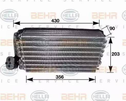 BEHR HELLA Service 8FV 351 210-101 - Buxarlandırıcı, kondisioner furqanavto.az