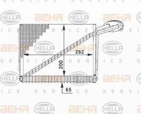 BEHR HELLA Service 8FV 351 211-191 - Buxarlandırıcı, kondisioner furqanavto.az