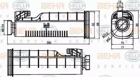 BEHR HELLA Service 8MA 376 755-091 - Genişləndirici çən, soyuducu furqanavto.az