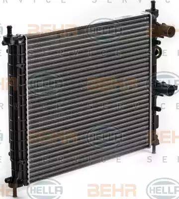 BEHR HELLA Service 8MK 376 900-094 - Radiator, mühərrikin soyudulması furqanavto.az