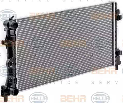 BEHR HELLA Service 8MK 376 902-011 - Radiator, mühərrikin soyudulması furqanavto.az