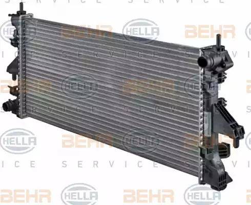 BEHR HELLA Service 8MK 376 745-021 - Radiator, mühərrikin soyudulması furqanavto.az