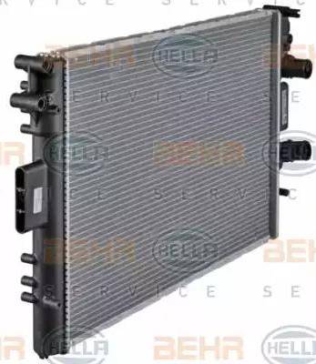 BEHR HELLA Service 8MK 376 754-401 - Radiator, mühərrikin soyudulması furqanavto.az