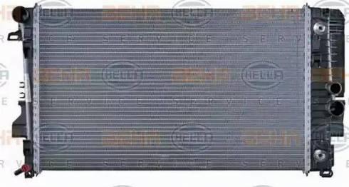 BEHR HELLA Service 8MK 376 756-131 - Radiator, mühərrikin soyudulması www.furqanavto.az