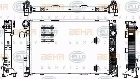 BEHR HELLA Service 8MK 376 756-221 - Radiator, mühərrikin soyudulması furqanavto.az