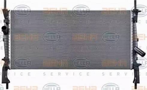 BEHR HELLA Service 8MK 376 764-411 - Radiator, mühərrikin soyudulması furqanavto.az