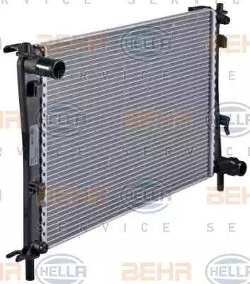 BEHR HELLA Service 8MK 376 764-311 - Radiator, mühərrikin soyudulması furqanavto.az