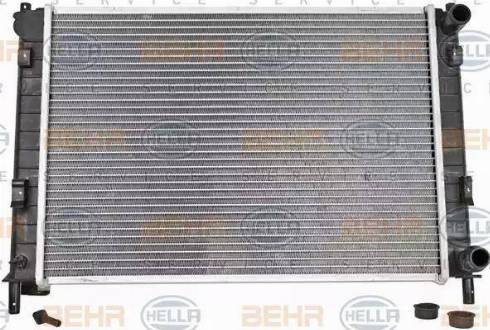 BEHR HELLA Service 8MK 376 764-321 - Radiator, mühərrikin soyudulması furqanavto.az