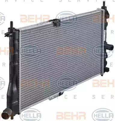 BEHR HELLA Service 8MK 376 762-541 - Radiator, mühərrikin soyudulması furqanavto.az