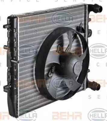 BEHR HELLA Service 8MK 376 704-601 - Radiator, mühərrikin soyudulması furqanavto.az