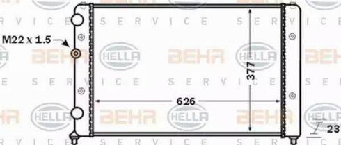BEHR HELLA Service 8MK 376 704-721 - Radiator, mühərrikin soyudulması furqanavto.az