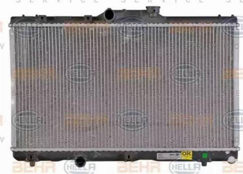 BEHR HELLA Service 8MK 376 706-731 - Radiator, mühərrikin soyudulması furqanavto.az