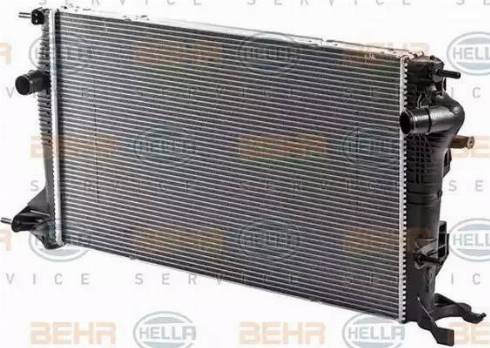 BEHR HELLA Service 8MK 376 700-421 - Radiator, mühərrikin soyudulması furqanavto.az