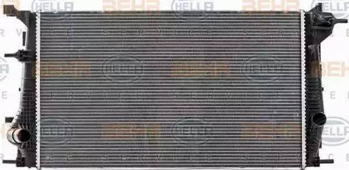 BEHR HELLA Service 8MK 376 700-391 - Radiator, mühərrikin soyudulması furqanavto.az