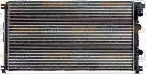 BEHR HELLA Service 8MK 376 700-311 - Radiator, mühərrikin soyudulması furqanavto.az