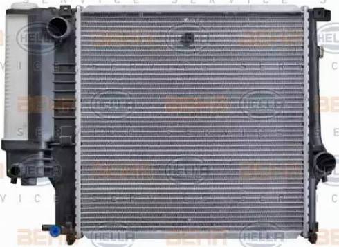 BEHR HELLA Service 8MK 376 713-121 - Radiator, mühərrikin soyudulması furqanavto.az